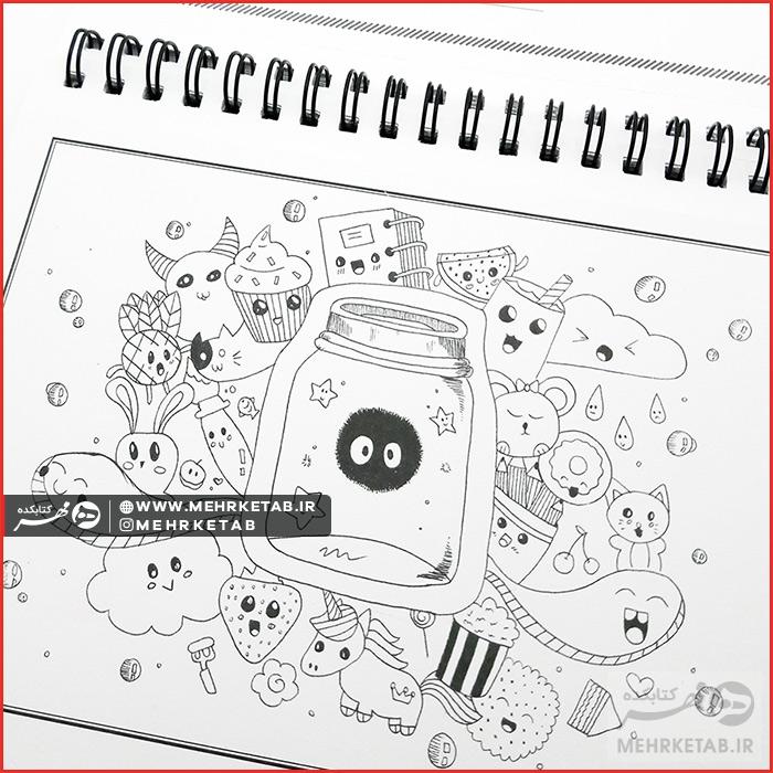 کتاب ارمغان کارت پستالی رنگ آمیزی بزرگسالان - تصویر 6
