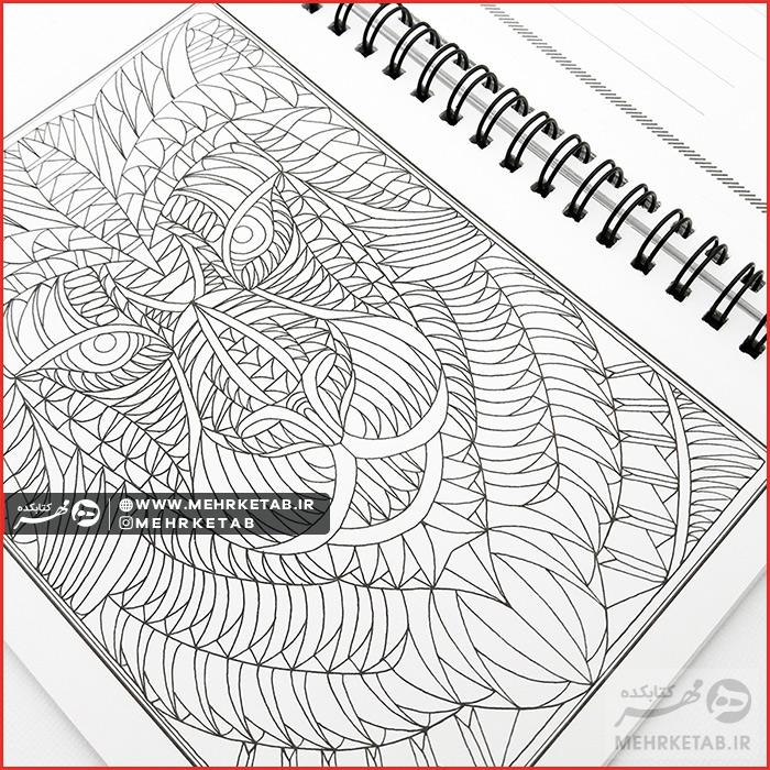کتاب ارمغان کارت پستالی رنگ آمیزی بزرگسالان - تصویر 7