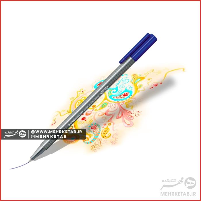 روان نویس نوک نمدی استدلر تک رنگ Staedtler Triplus Fineliner Pen 334 - تصویر 3