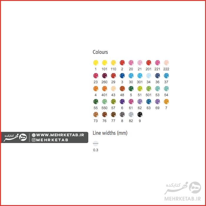 روان نویس نوک نمدی استدلر ۴۲ رنگ - تصویر 3