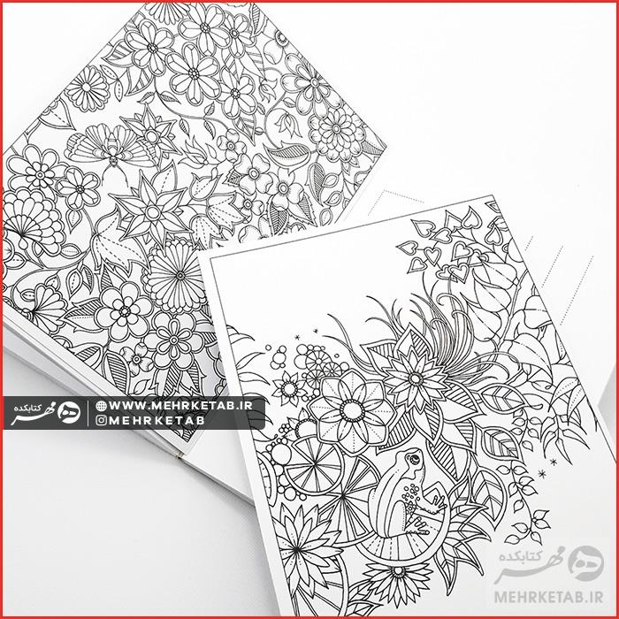 کتاب باغ اسرار آمیز کارت پستالی - تصویر 3