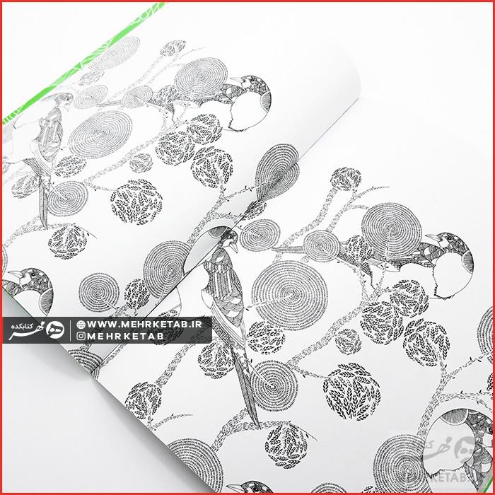 کتاب رنگ آمیزی بزرگسالان (هنر درمانی)  قلمرو حیوانات - تصویر 8