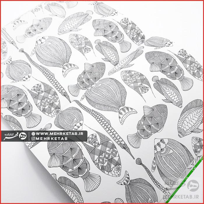 کتاب رنگ آمیزی بزرگسالان (هنر درمانی)  قلمرو حیوانات - تصویر 3