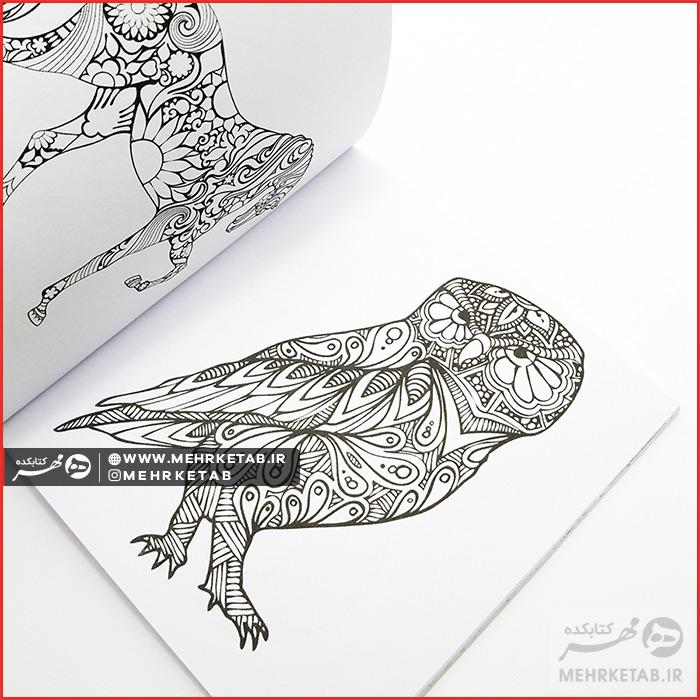 کتاب جلوه های آفرینش با رنگ آمیزی حیوانات - تصویر 4