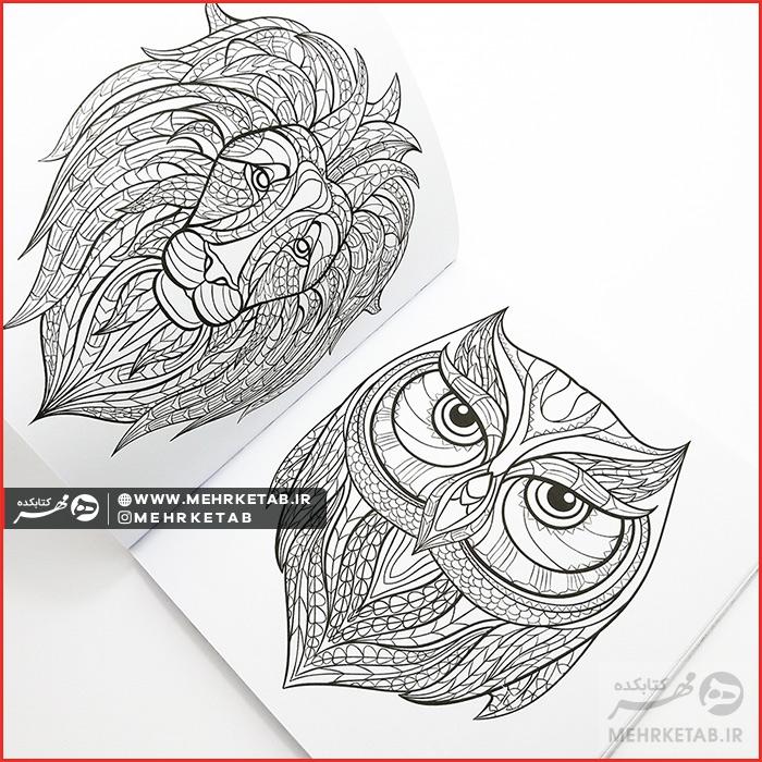 کتاب جلوه های آفرینش با رنگ آمیزی حیوانات - تصویر 3