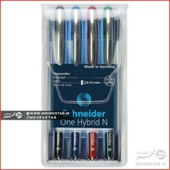 روان نویس اشنایدر سری One Hybrid N پک ۴ تایی ضخامت ۰.۳