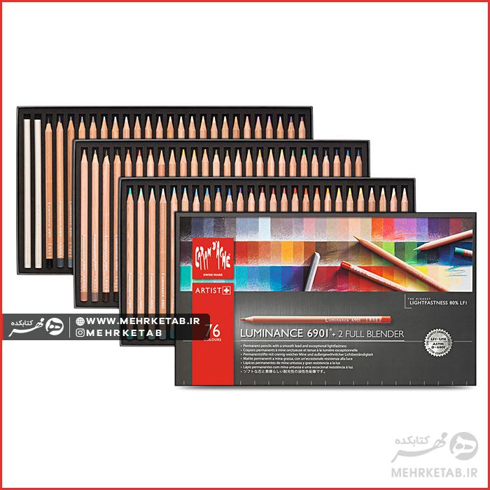 مداد رنگی ۷۶ رنگ کرنداش سری LUMINANCE 6901® - تصویر 2