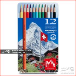 مداد رنگی ۱۲ رنگ کرنداش سری PRISMALO® Aquarelle
