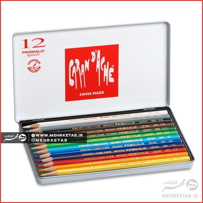 مداد رنگی ۱۲ رنگ کرنداش سری PRISMALO® Aquarelle - تصویر 3