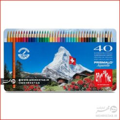 مداد رنگی ۴۰ رنگ کرنداش سری PRISMALO® Aquarelle