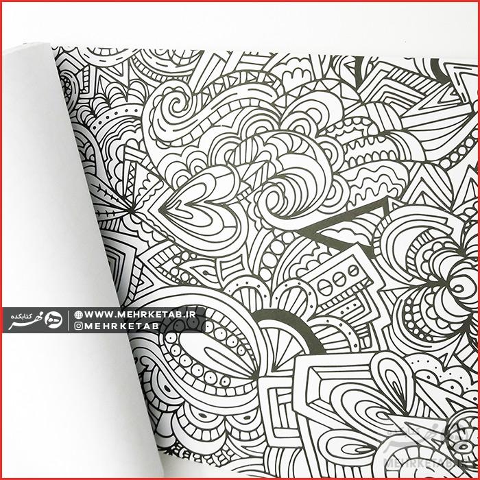 کتاب رنگ آمیزی بزرگسالان رهایی ازتنش با رنگ آمیزی - تصویر 3