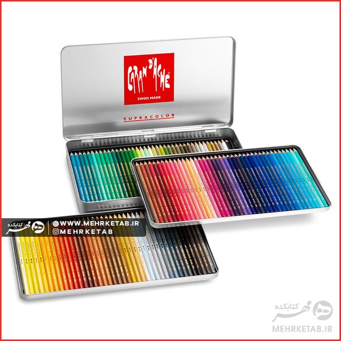 مداد رنگی ۱۲۰ رنگ (آبرنگی) کرنداش سری سوپراکالر SUPRACOLOR® Soft Aquarelle - تصویر 2