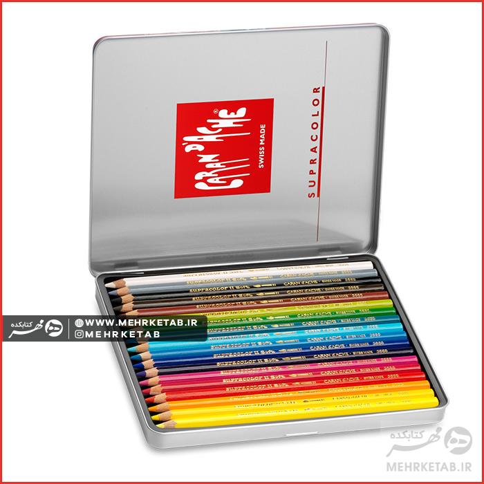 مداد رنگی ۱۸ رنگ (آبرنگی) کرنداش سری سوپراکالر SUPRACOLOR® Soft Aquarelle - تصویر 3