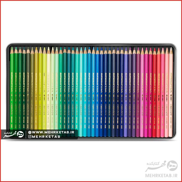 مداد رنگی ۸۰ رنگ (آبرنگی) کرنداش سری سوپراکالر SUPRACOLOR® Soft Aquarelle - تصویر 2