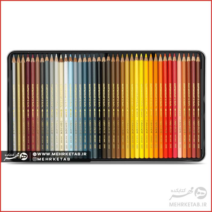 مداد رنگی ۸۰ رنگ (آبرنگی) کرنداش سری سوپراکالر SUPRACOLOR® Soft Aquarelle - تصویر 3