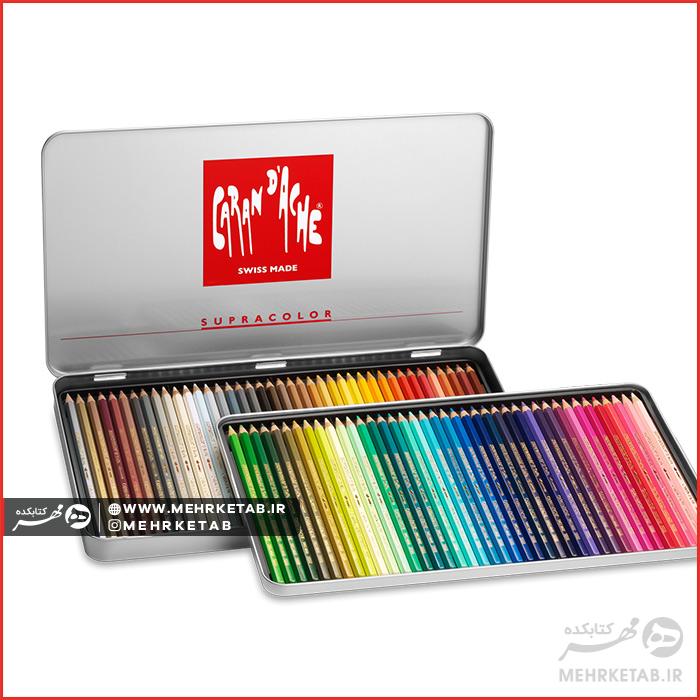 مداد رنگی ۸۰ رنگ (آبرنگی) کرنداش سری سوپراکالر SUPRACOLOR® Soft Aquarelle - تصویر 4