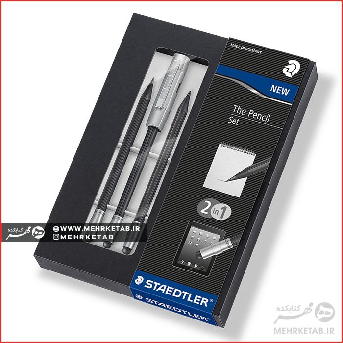 ست مداد و قلم موبایل استایلوس استدلر staedtler stylus pencil premium