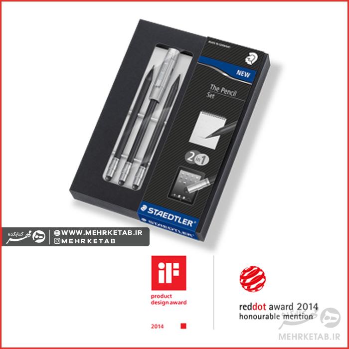 ست مداد و قلم موبایل استایلوس استدلر staedtler stylus pencil premium - تصویر 2