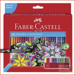 مداد رنگی ۶۰ رنگ کلاسیک فابر کاستل Faber-Castell Coloured Pencils 60 Hexagonal Coloured