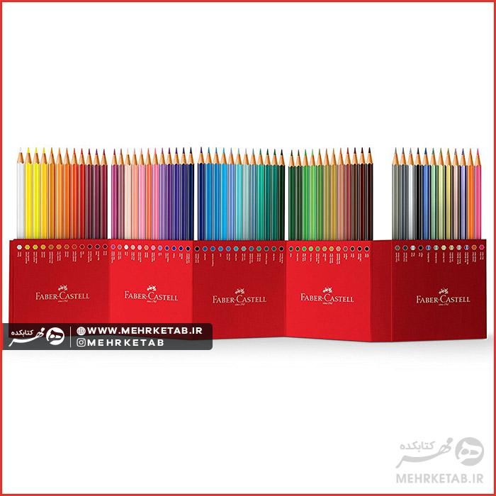 مداد رنگی ۶۰ رنگ کلاسیک فابر کاستل Faber-Castell Coloured Pencils 60 Hexagonal Coloured - تصویر 2