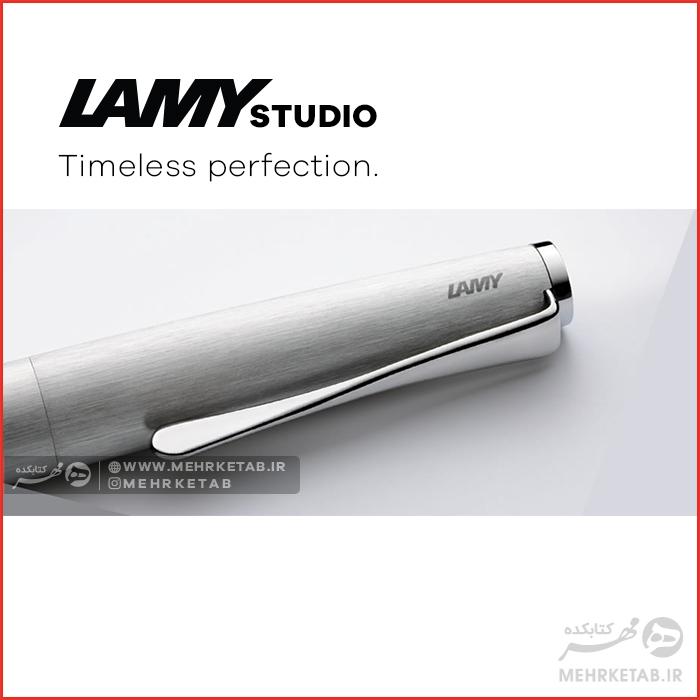 خودکار لامی سری Studio تراش خورده LAMY studio brushed Ballpoint pen - تصویر 3