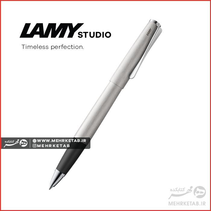 روان نویس لامی سری Studio استیل تراش خورده LAMY studio brushed Rollerball pen