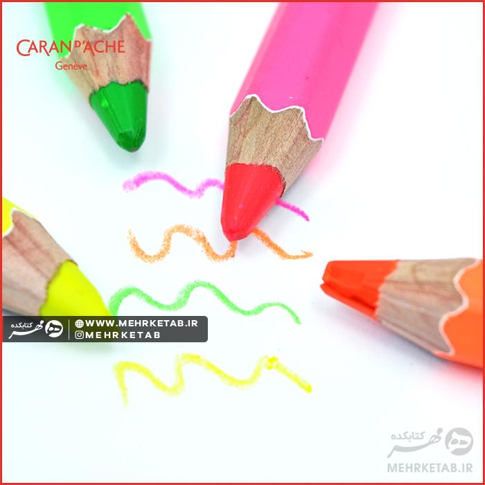 مداد هایلایتر کرن داش Caran d'Ache Highlighter Jumbo - تصویر 2