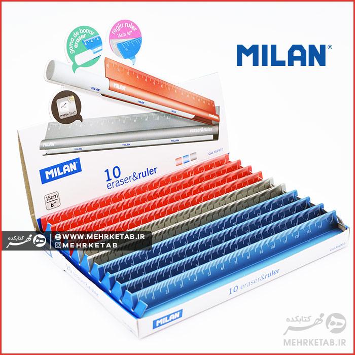 خط کش پاک کن میلان Milan Ruler & Eraser - تصویر 3