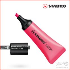 هایلایتر نئون استابیلو رنگ صورتی Stabilo Neon Pink