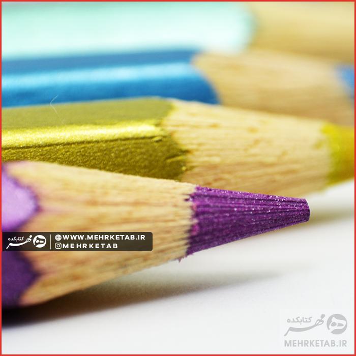 مداد متالیک فابر کاستل ۵ رنگ Faber-Castell 5 metallic pencil - تصویر 2