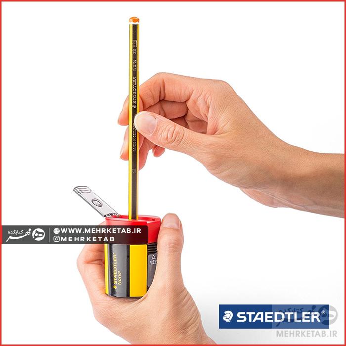 تراش نوریس استدلر Staedtler 511 004 Noris Single Hole Tub Sharpener - تصویر 3