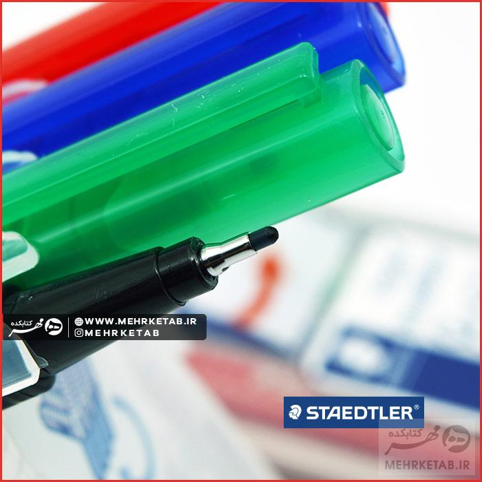 روان نویس ۴ رنگ ضخامت ۰.۸ استدلر Staedtler Triplus fineliner 0.8mm set of 4 - تصویر 3