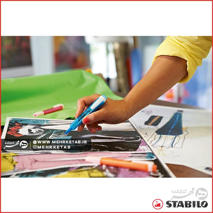 هایلایتر ست جین ۶ رنگ استابیلو Stabilo Swing Cool Jean Set - تصویر 5
