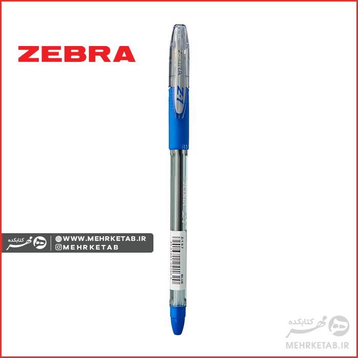 خودکار زبرا زِد وان آبی Zebra Z-1 Pen Blue