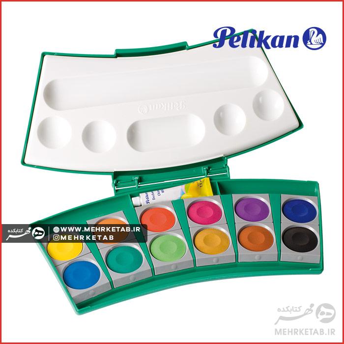 آبرنگ پروکالر ۱۲ رنگ پلیکان PELIKAN PAINTBOX PROCOLOR 12 C - تصویر 2