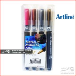 ماژیک متالیک آرتلاین ست ۴ تایی Artline Metallic Marker