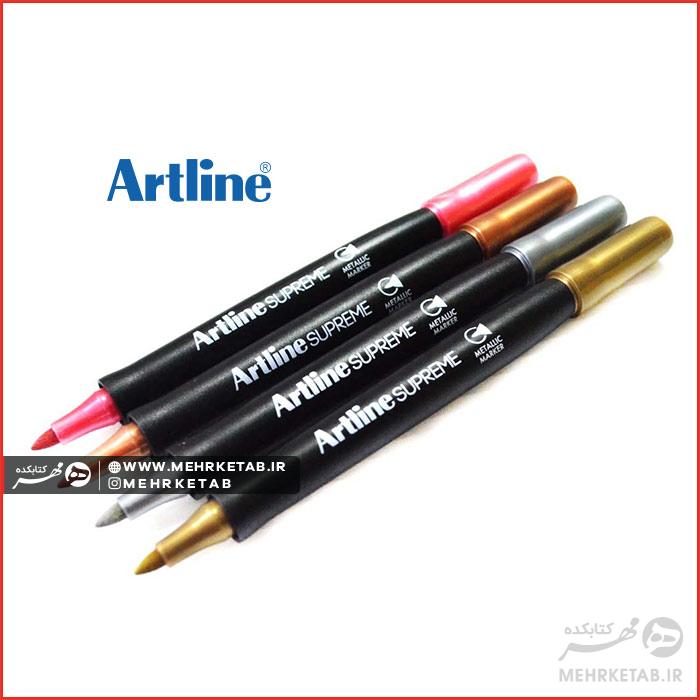ماژیک متالیک آرتلاین ست ۴ تایی Artline Metallic Marker - تصویر 2