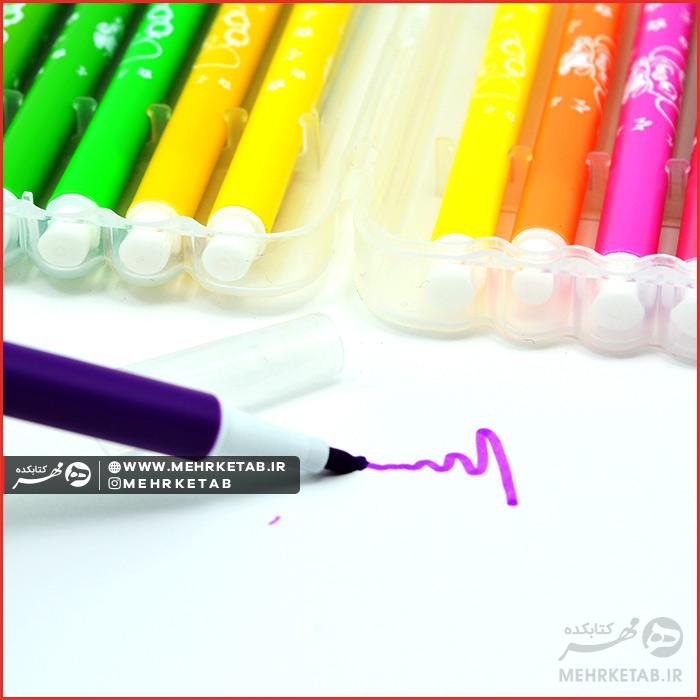 ماژیک ۲۴ رنگ فنس Fans 24 Colors Marker - تصویر 2