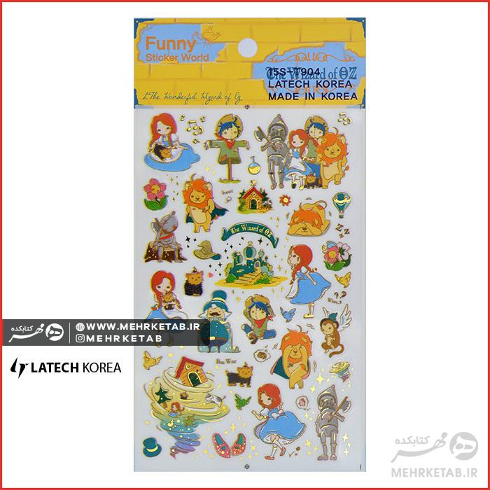 استیکر لاتک طرح جادوگر شهر آز  Latech Sticker Oz