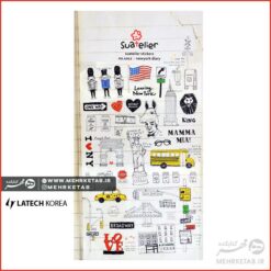 استیکر لاتک طرح نماد های معروف  Latech Sticker Famous Places