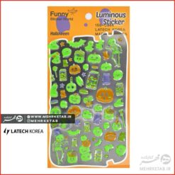 استیکر لاتک طرح هالووین شبرنگ  Latech Sticker Halloween