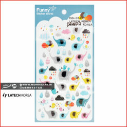 استیکر لاتک طرح فیل و پرنده  Latech Sticker Birds