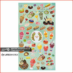 استیکر لاتک طرح بستنی  Latech Sticker Icecream