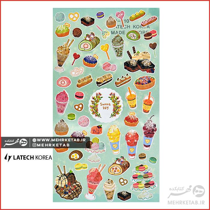 استیکر لاتک طرح بستنی Latech Sticker Icecream