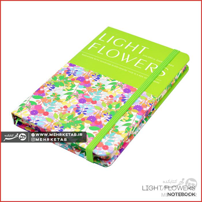 دفتر یادداشت طرح گل (سبز) - تصویر 2