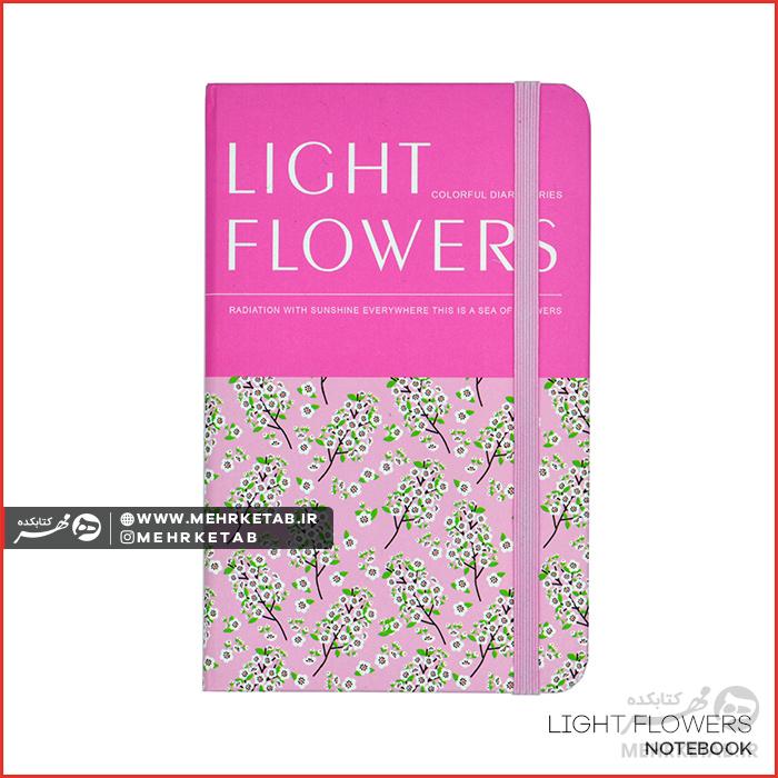 دفتر یادداشت طرح گل (صورتی)