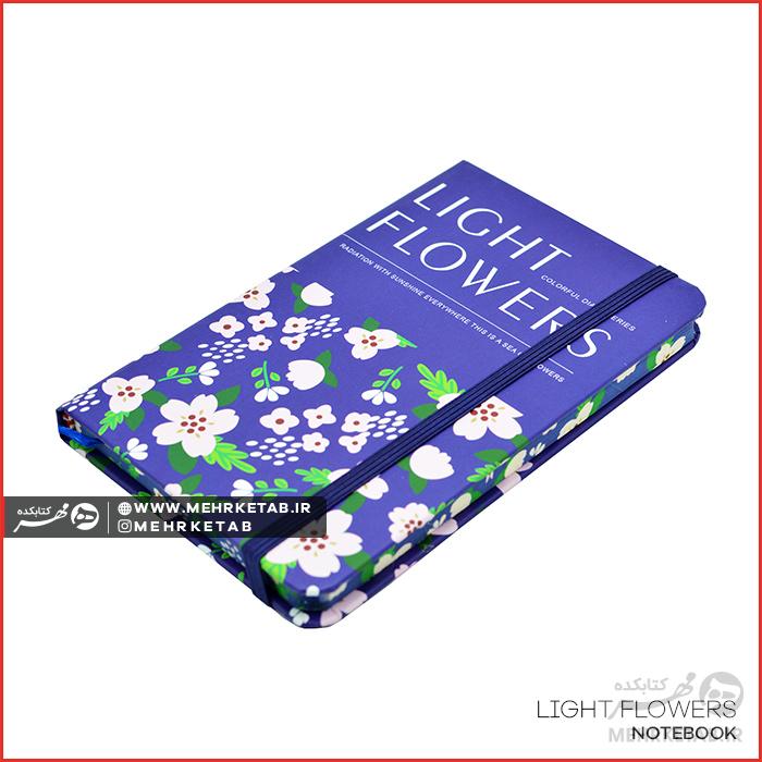 دفتر یادداشت طرح گل (بنفش) - تصویر 2