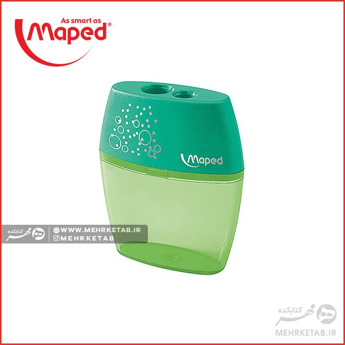 تراش مخزن دار دو قلو مپد Maped Shaker Sharpener 2Hole - تصویر 2