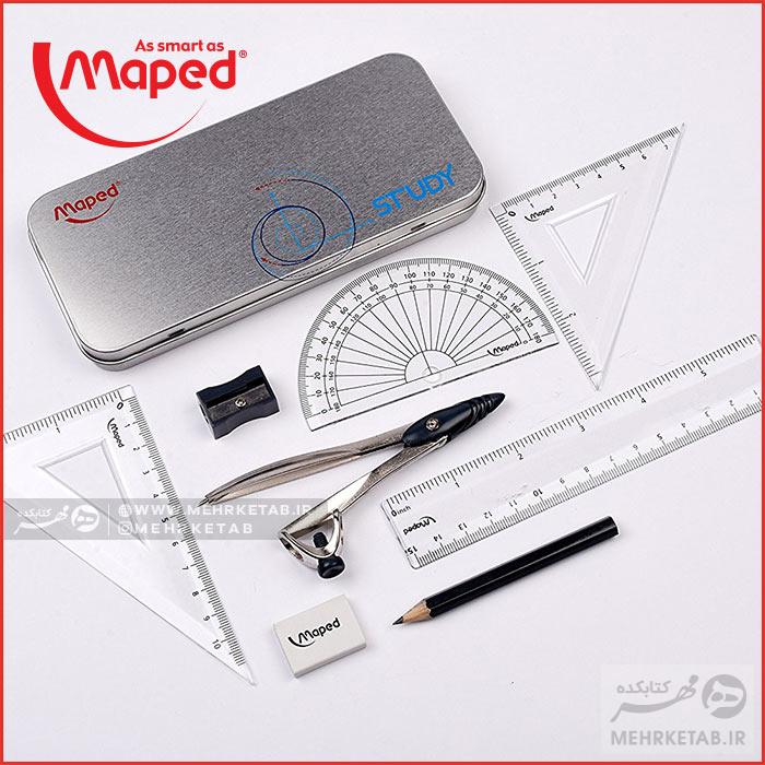 ست پرگار ۹ تکه مپد Maped Study 9 Pieces Compass - تصویر 4