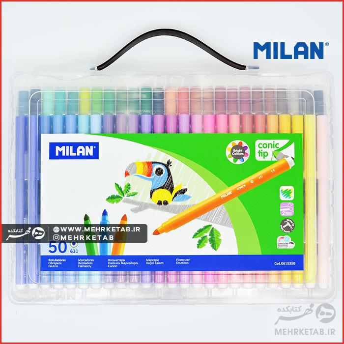 ماژیک ۵۰ رنگ میلان Milan 50 Color conic 631